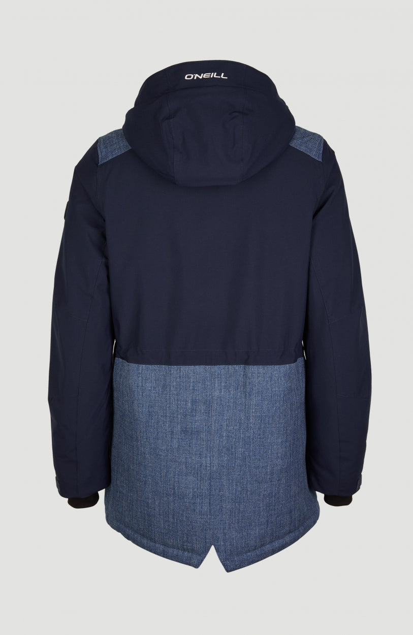 Zeolite Hybrid Snow Jacket | Ink Blue -A