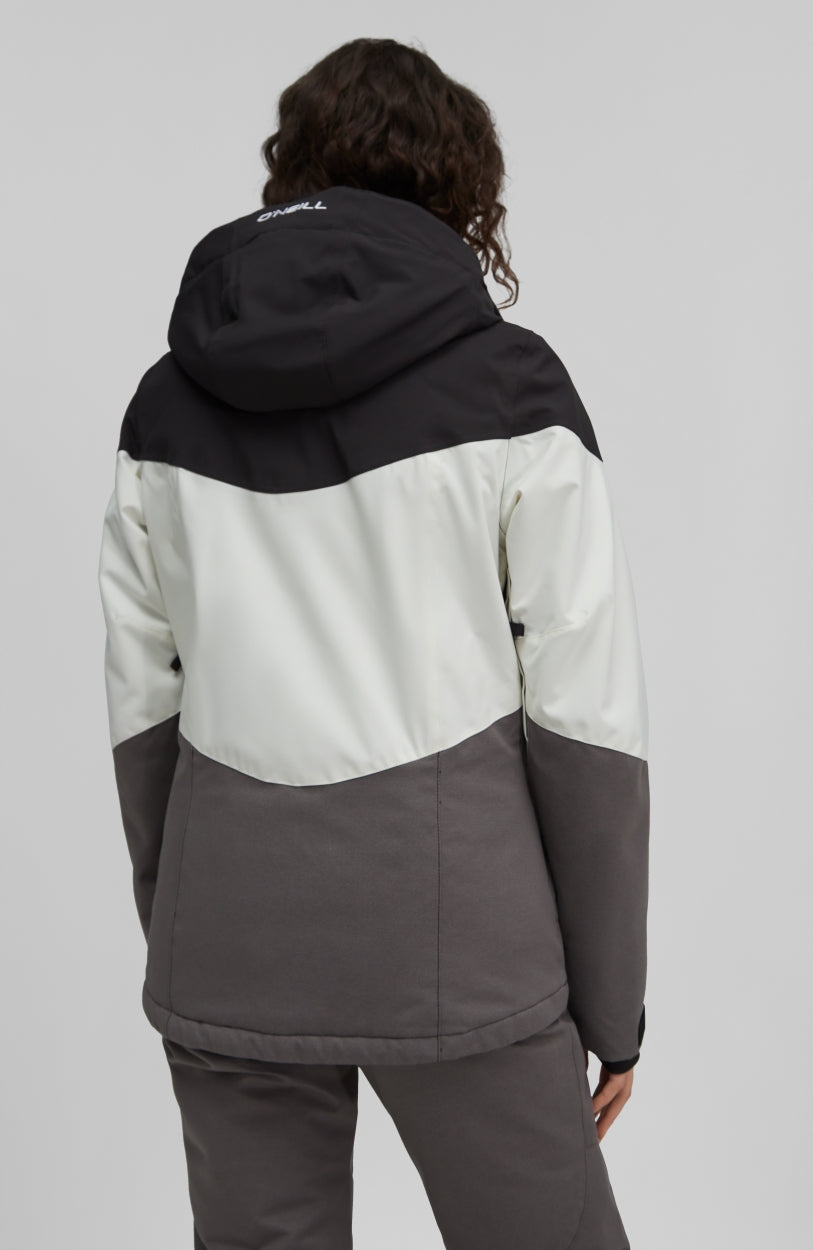 Coral Snow Jacket | Grey With Black