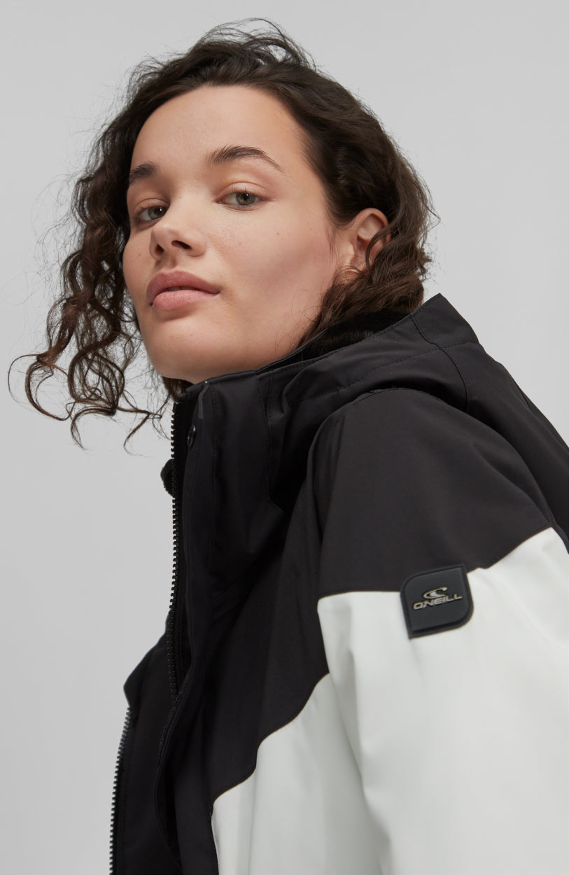 Coral Snow Jacket | Grey With Black