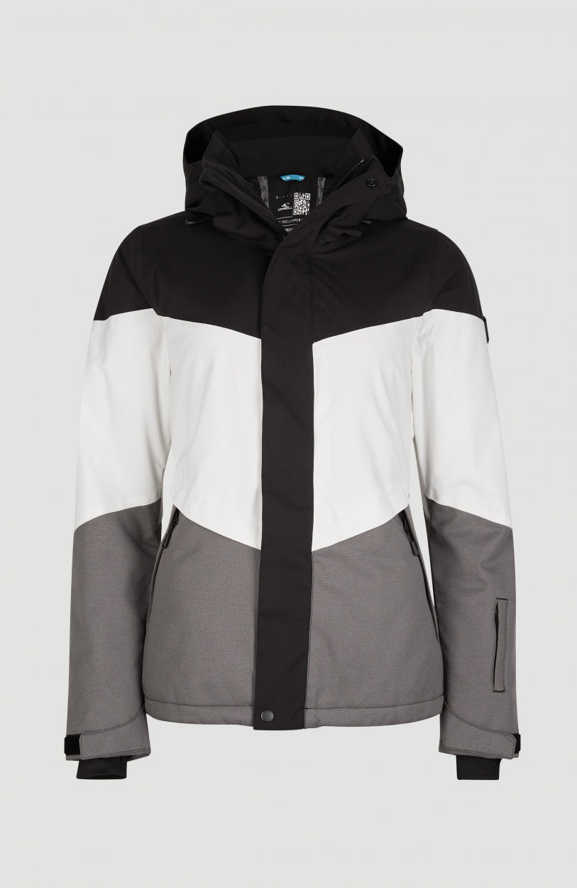 Coral Snow Jacket | Grey With Black