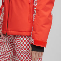 Adelite Snow Jacket | Red With White