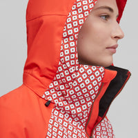 Adelite Snow Jacket | Red With White