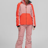 Adelite Snow Jacket | Red With White