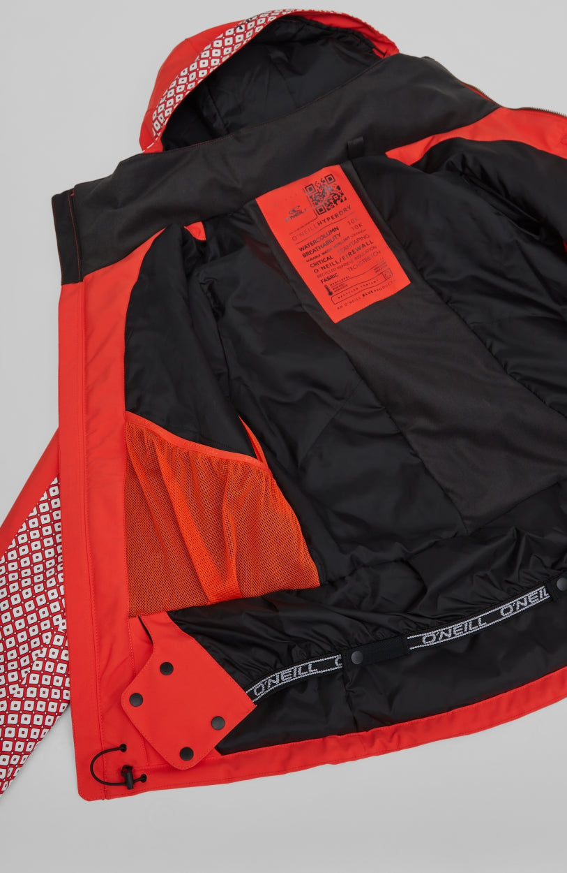 Adelite Snow Jacket | Red With White