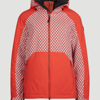 Adelite Snow Jacket | Red With White