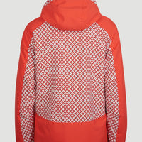 Adelite Snow Jacket | Red With White