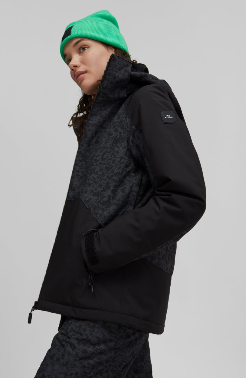 Adelite Snow Jacket | Grey With Black