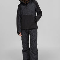 Adelite Snow Jacket | Grey With Black