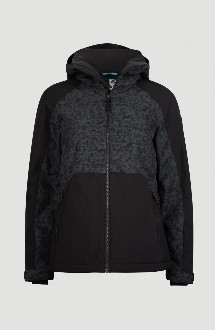 Adelite Snow Jacket | Grey With Black