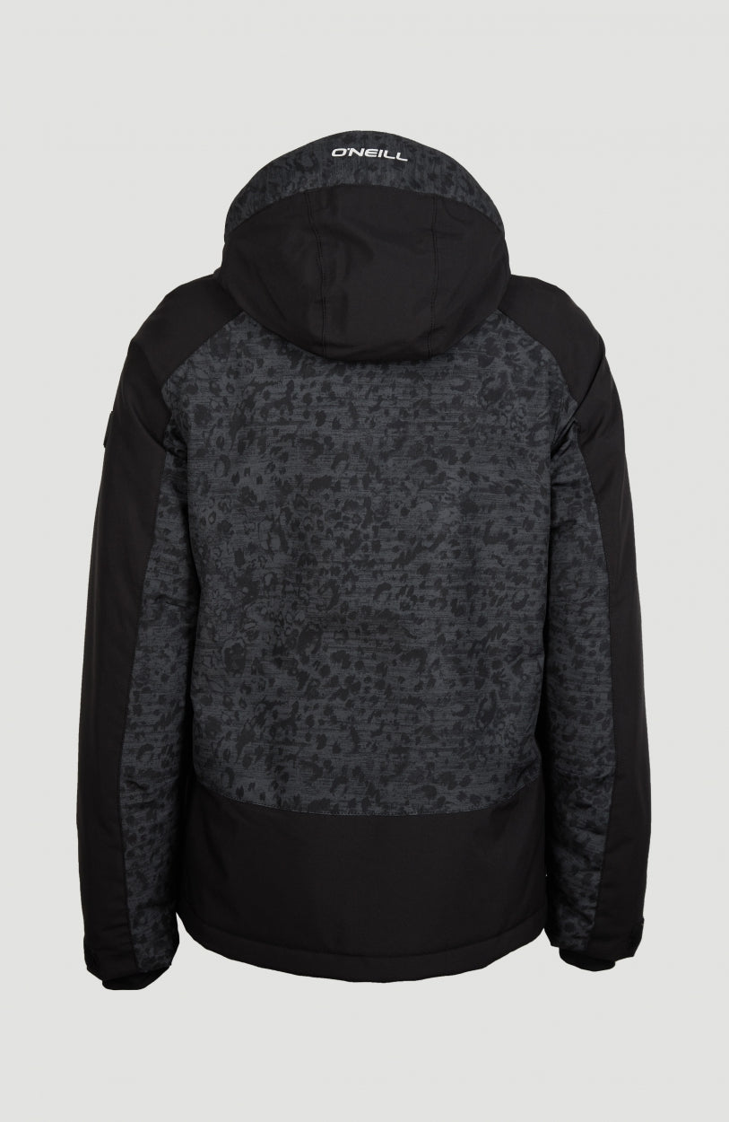 Adelite Snow Jacket | Grey With Black