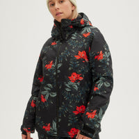 Adelite Snow Jacket | Black With Green