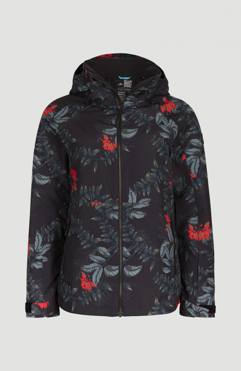 Adelite Snow Jacket | Black With Green