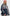 Adelite All Over Print Snow Jacket | Blue With Pink or Purple