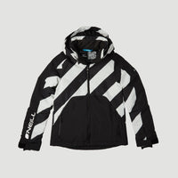 Adelite All Over Print Snow Jacket | BlackOut - A