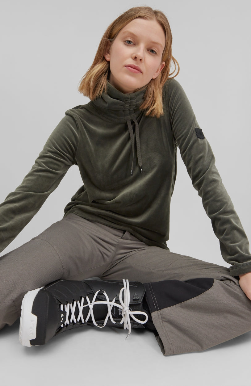 Clime Plus Half Zip Fleece | Army Green