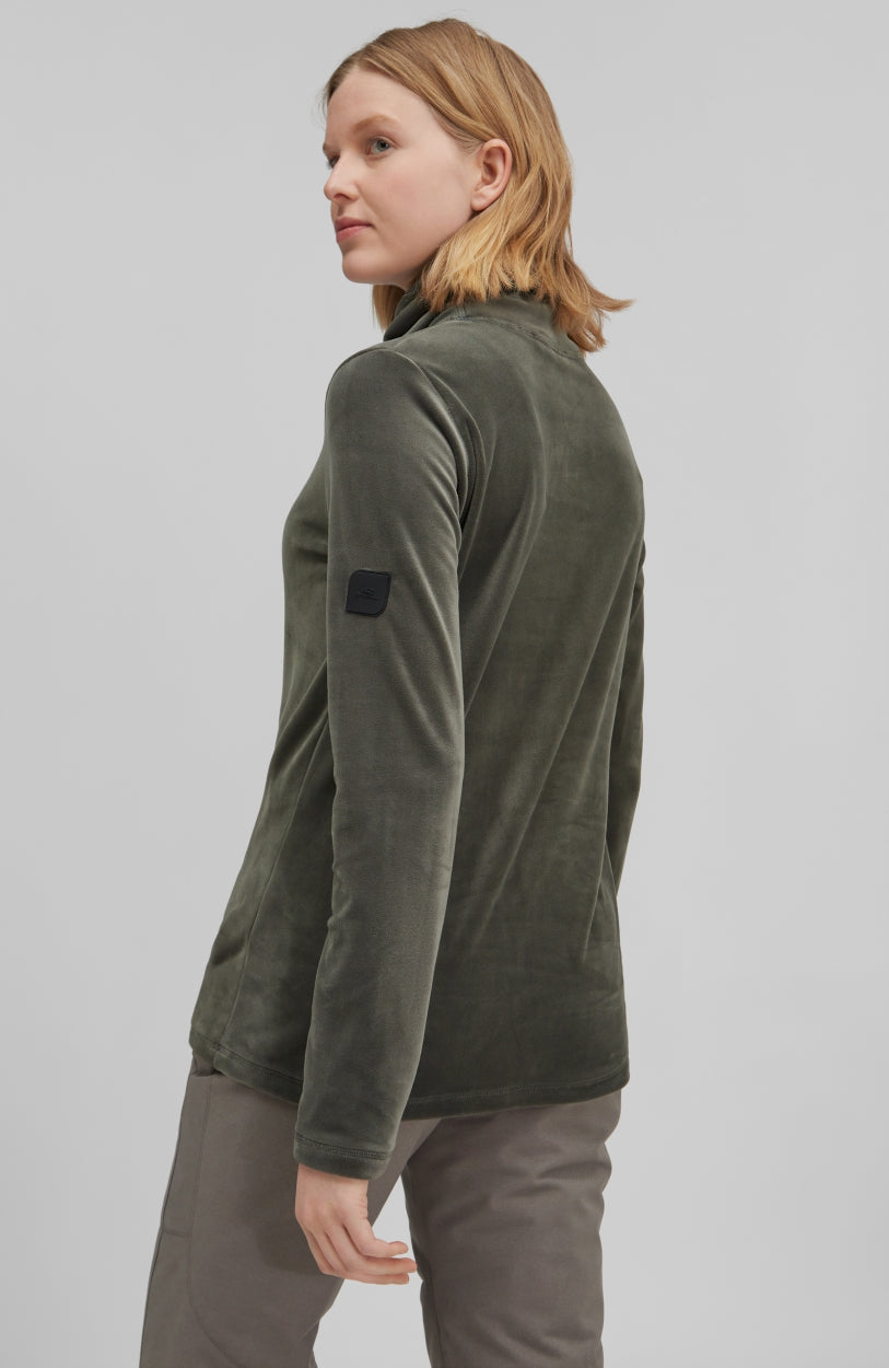 Clime Plus Half Zip Fleece | Army Green