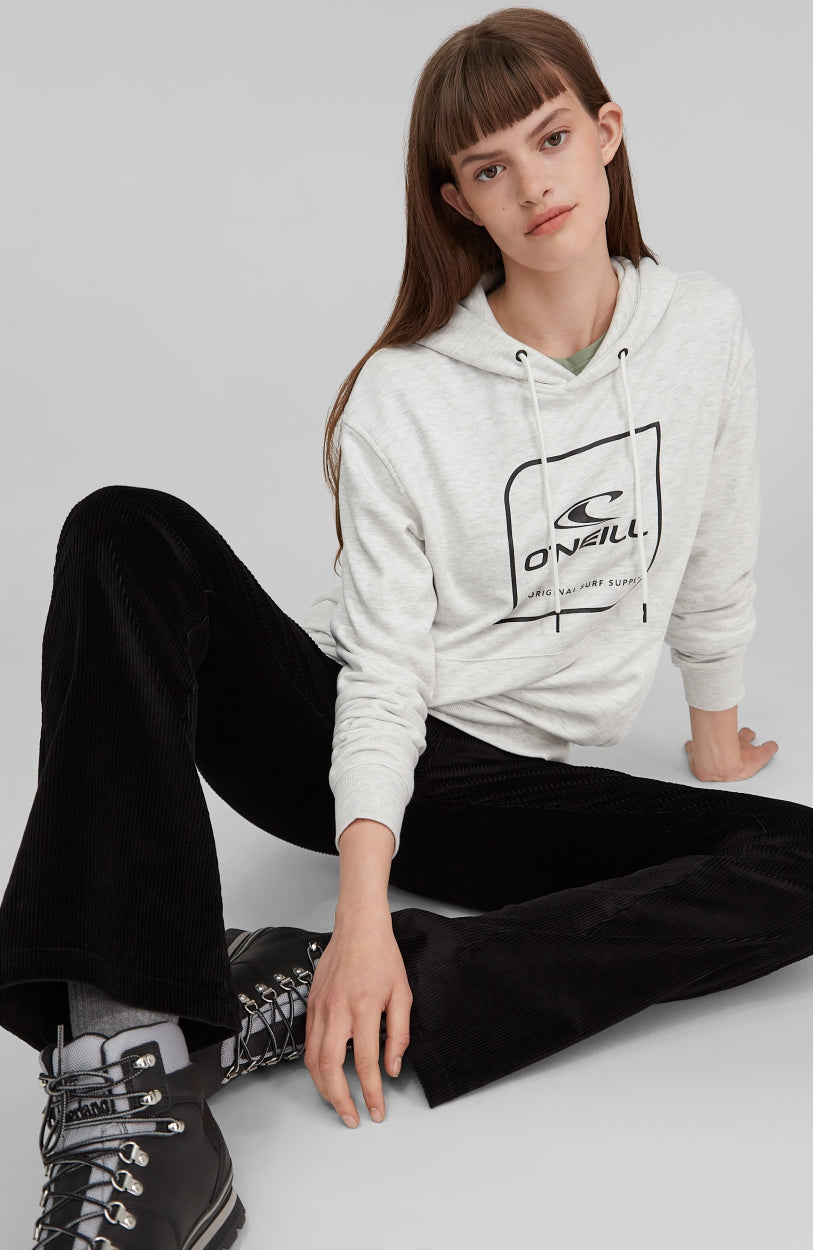 Cube Hoodie | White Melee