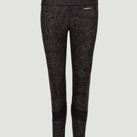 Active Printed Legging | Grey With Black