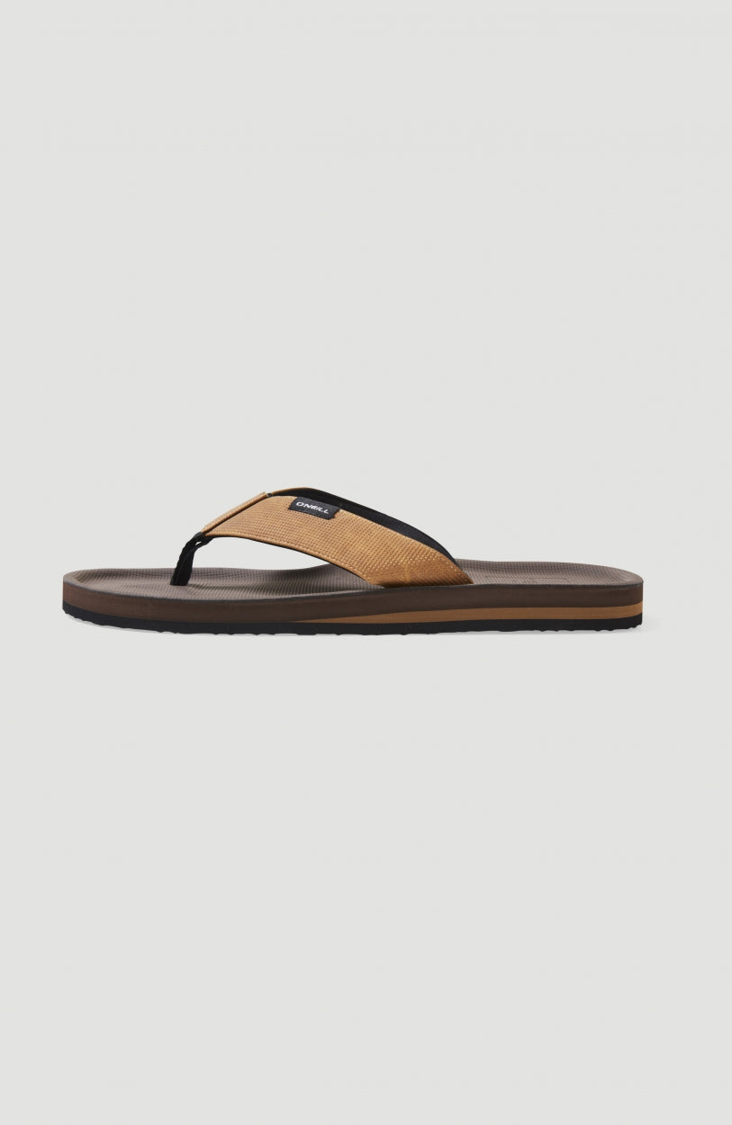 Chad Fabric Sandals | Deep Taupe