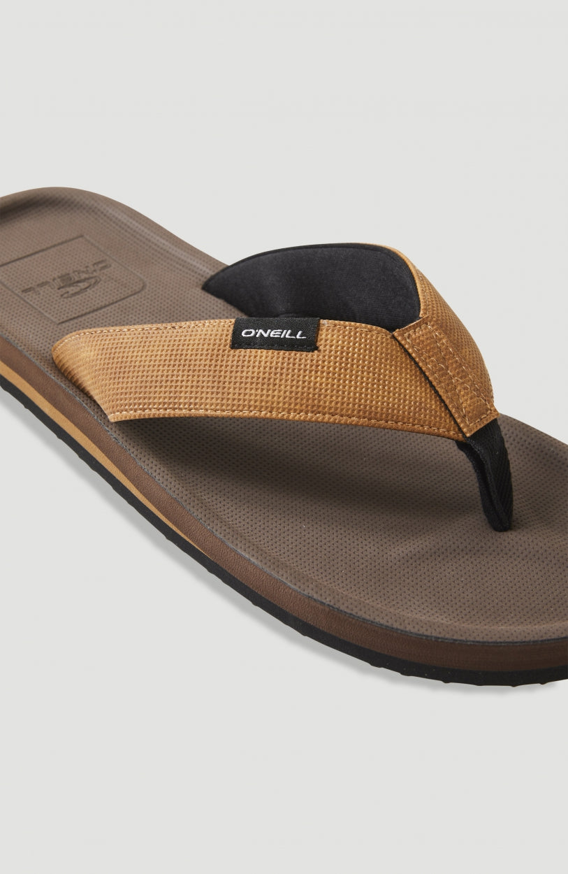 Chad Fabric Sandals | Deep Taupe