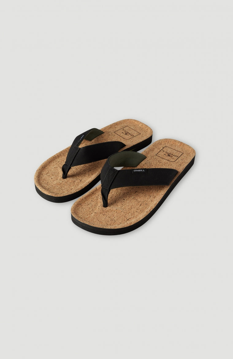 Chad Fabric Sandals | Black Out