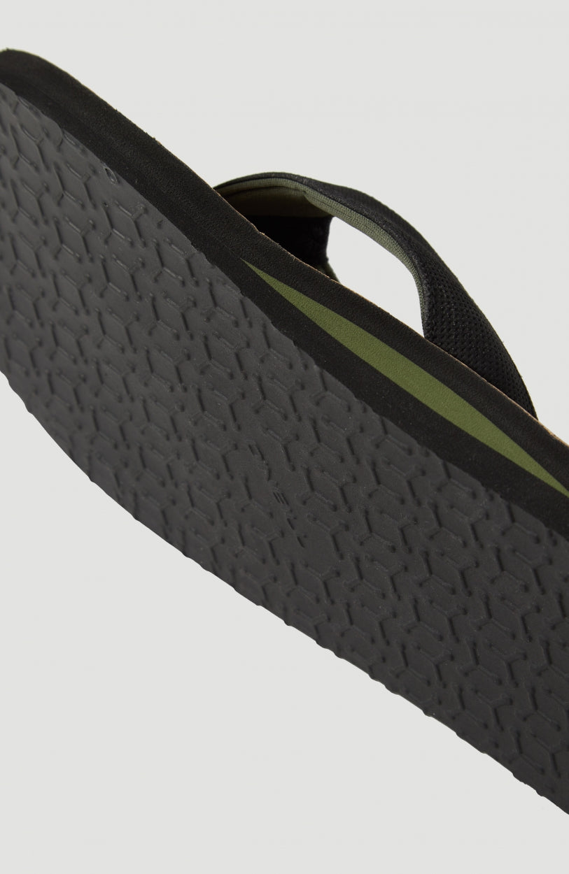 Chad Fabric Sandals | Black Out