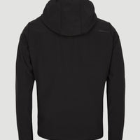 Sleet Hooded Shoftshell Jacket | Black Out
