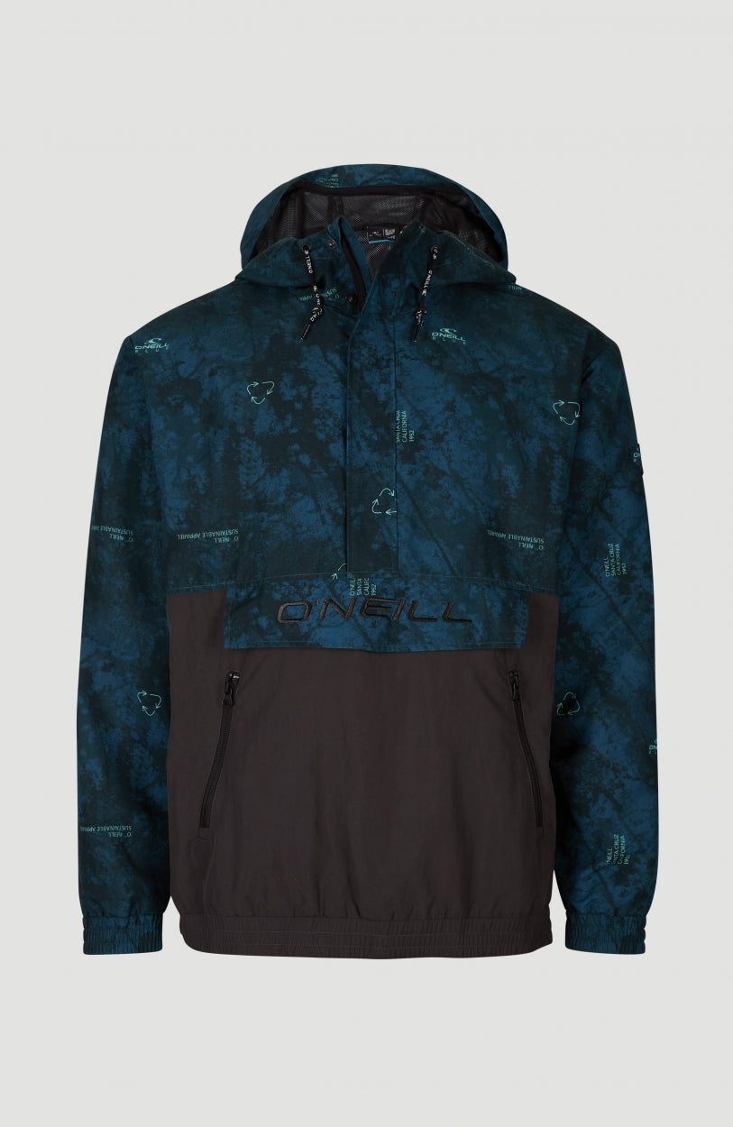 Modernist Hooded Anorak Jacket | Blue AO 7
