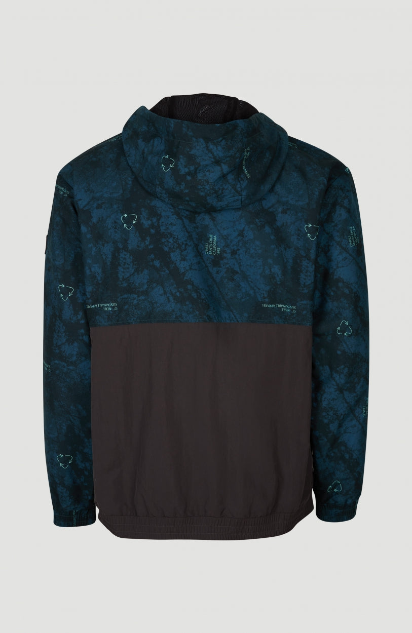 Modernist Hooded Anorak Jacket | Blue AO 7