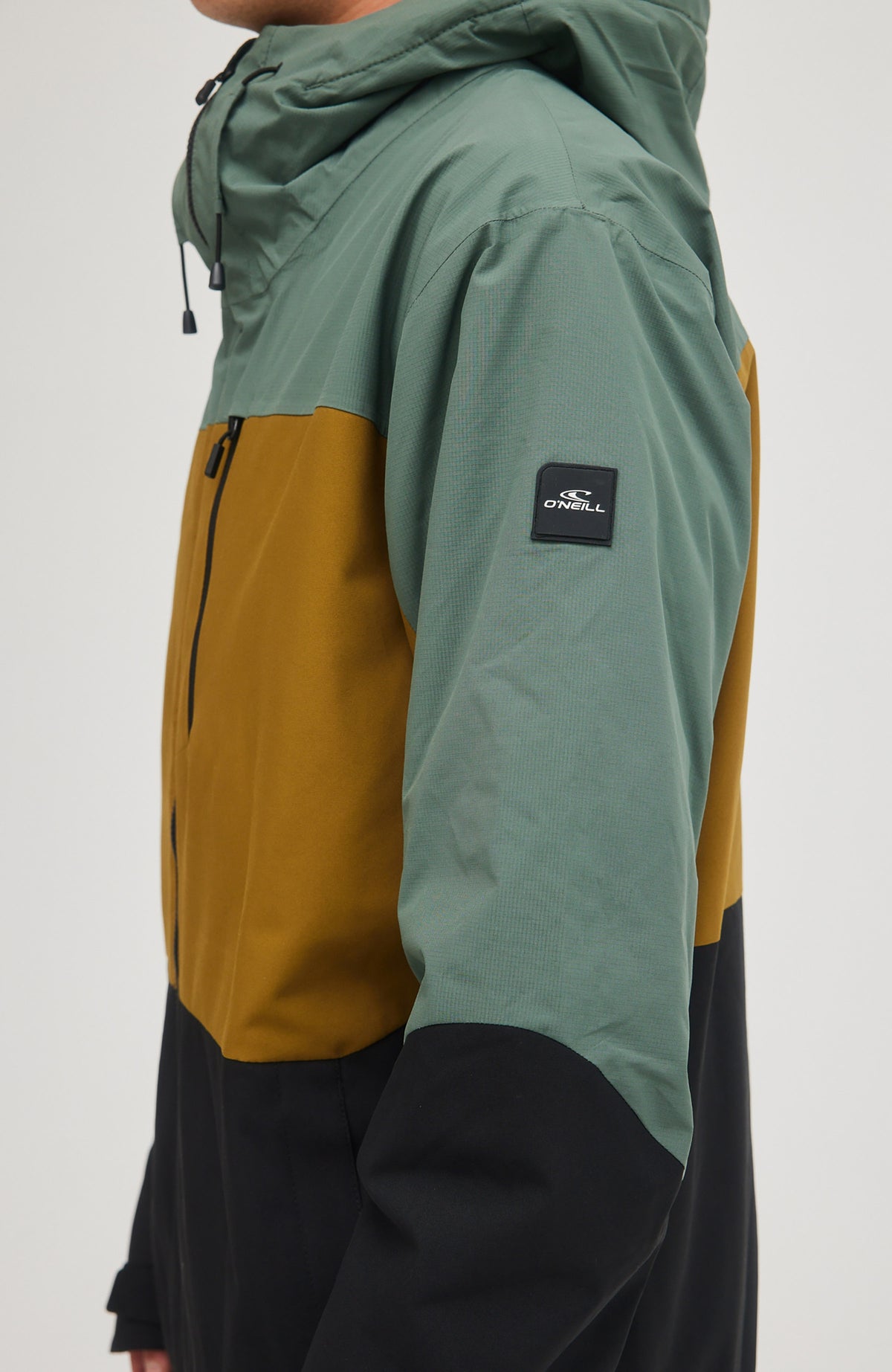Carbon Snow Jacket | Balsam Green Colour Block