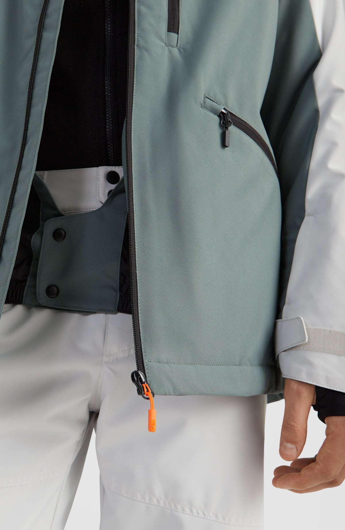 Diabase Snow Jacket | Balsam Green Colour Block