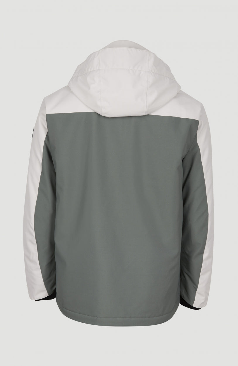 Diabase Snow Jacket | Balsam Green Colour Block