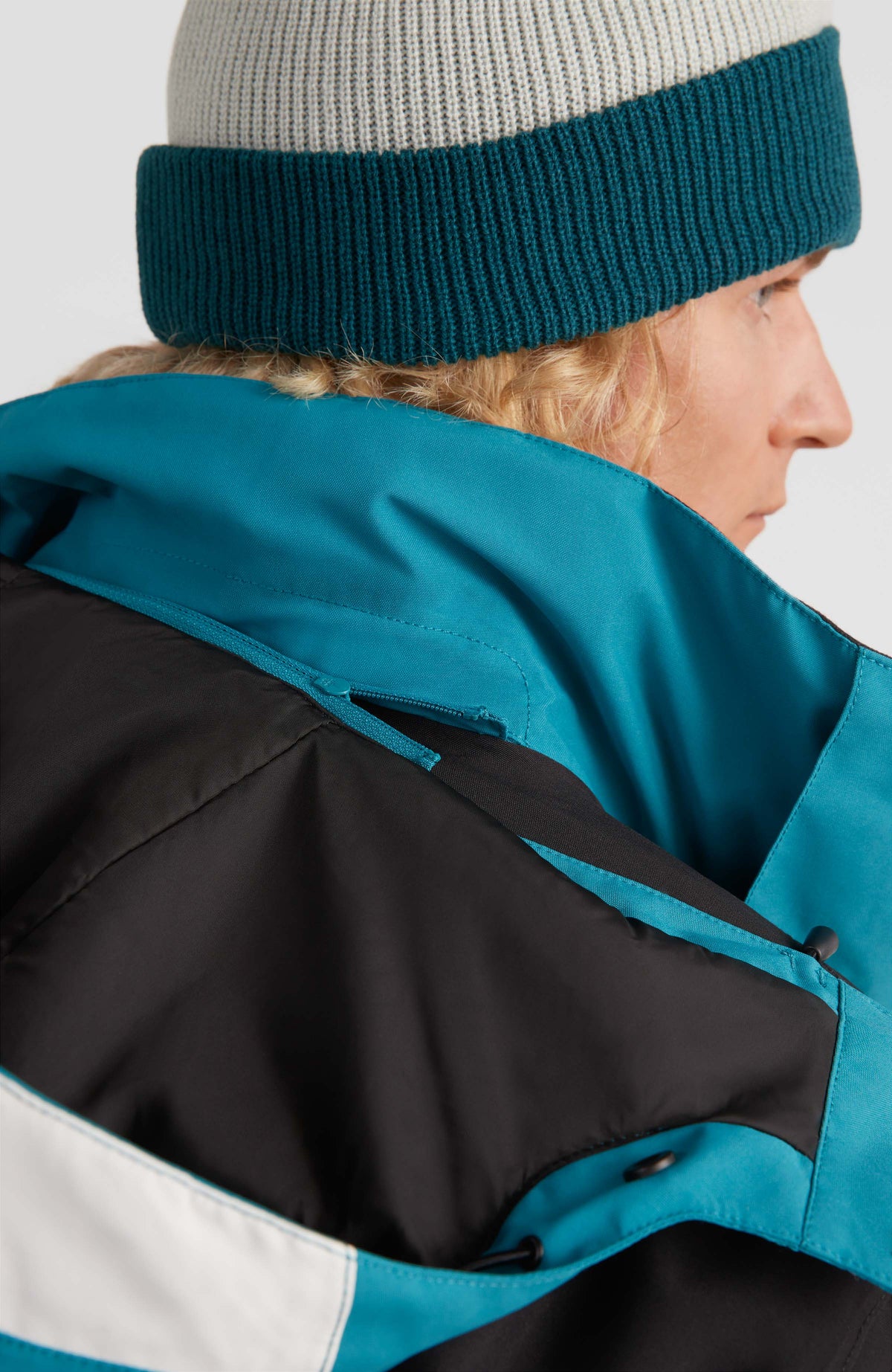 Blizzard Snow Jacket | Dawn Blue Colour Block