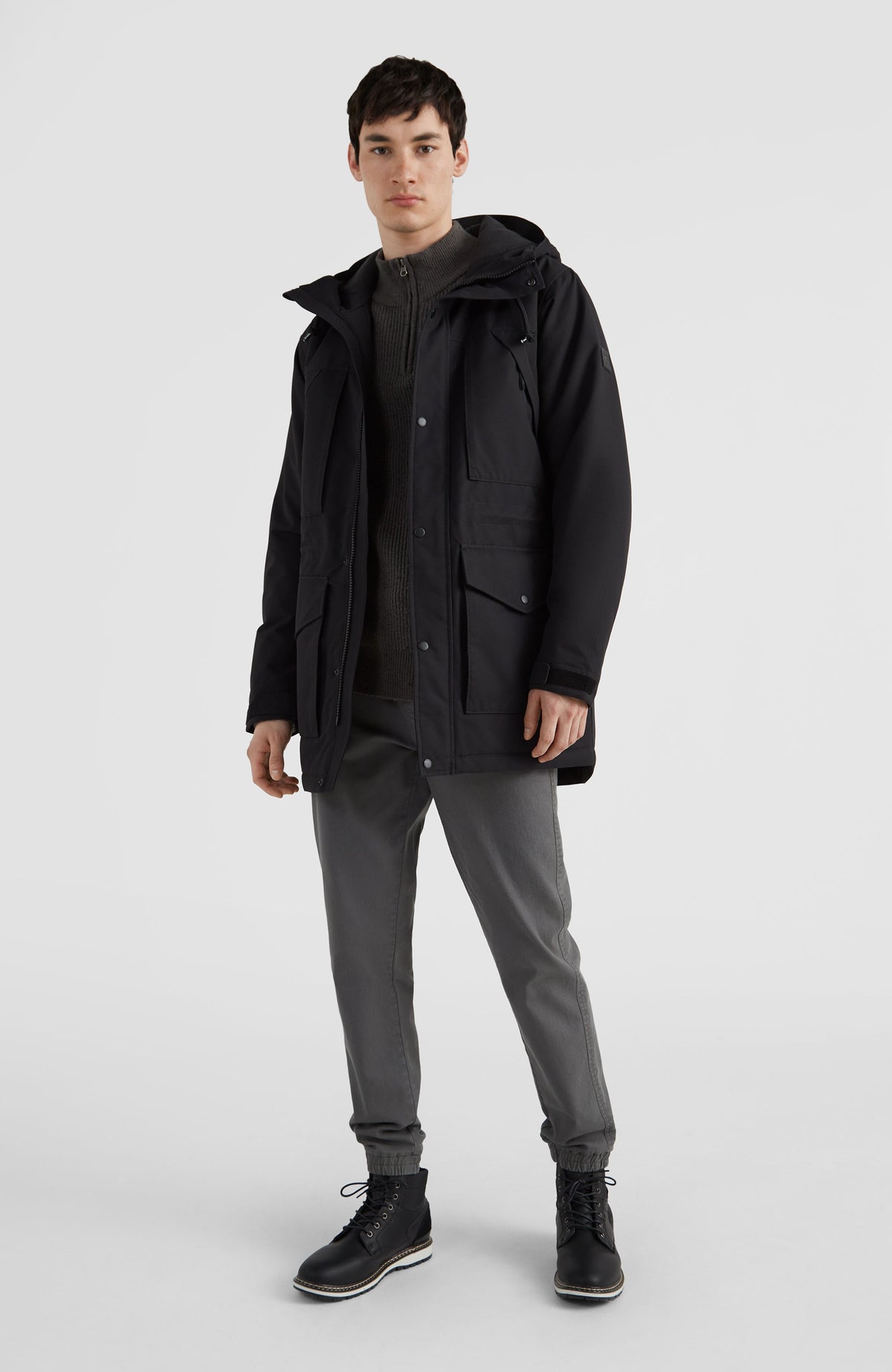 Journey Parka Jacket | Black Out