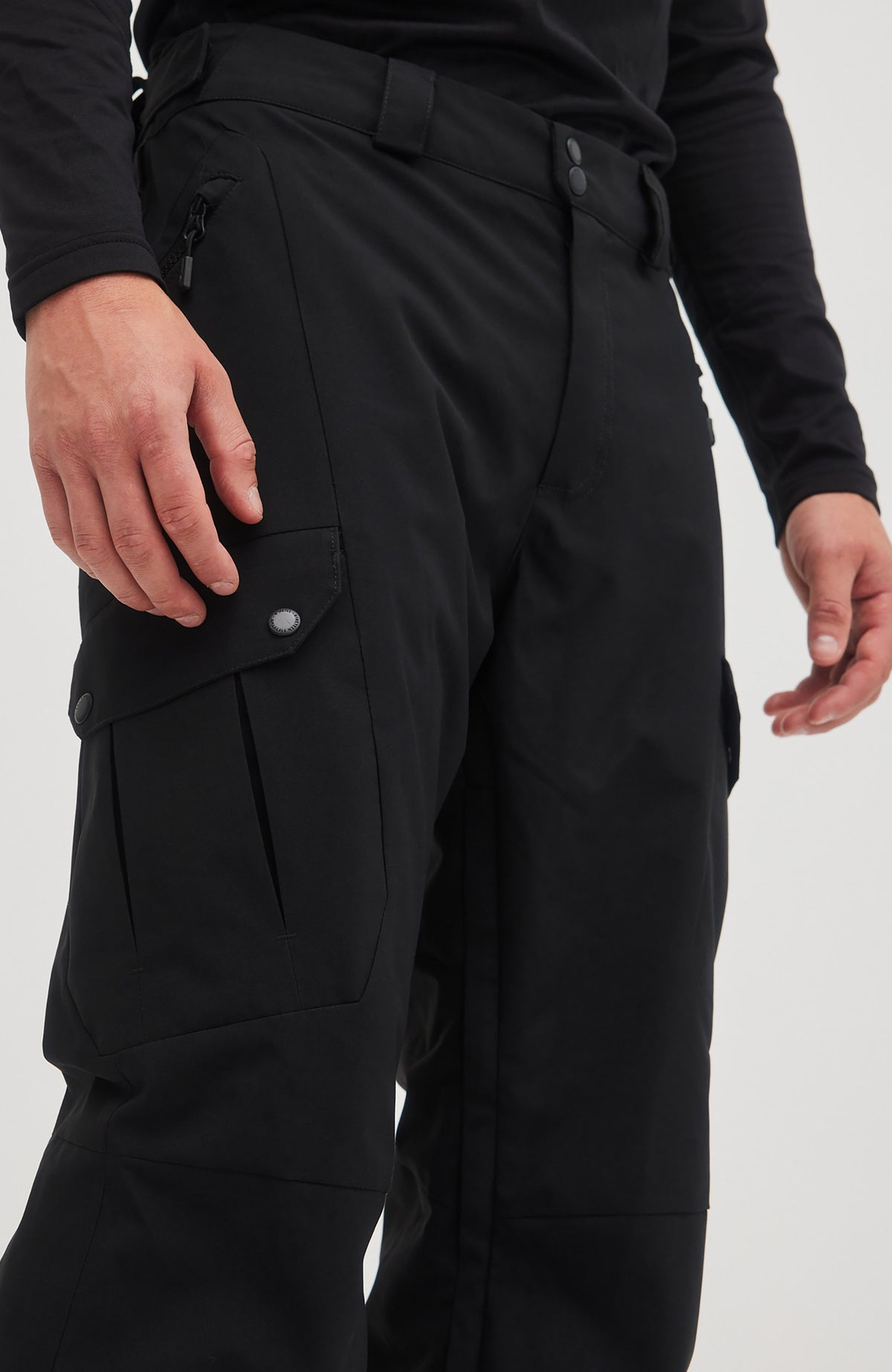Cargo Snow Pants | Black Out