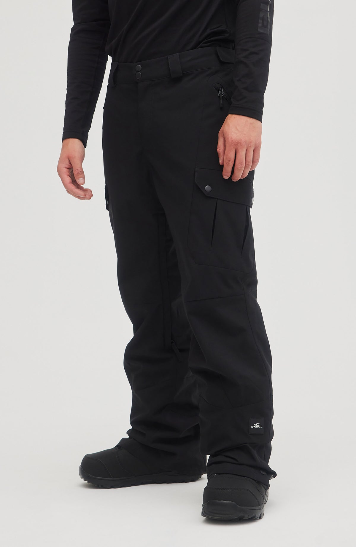 Cargo Snow Pants | Black Out