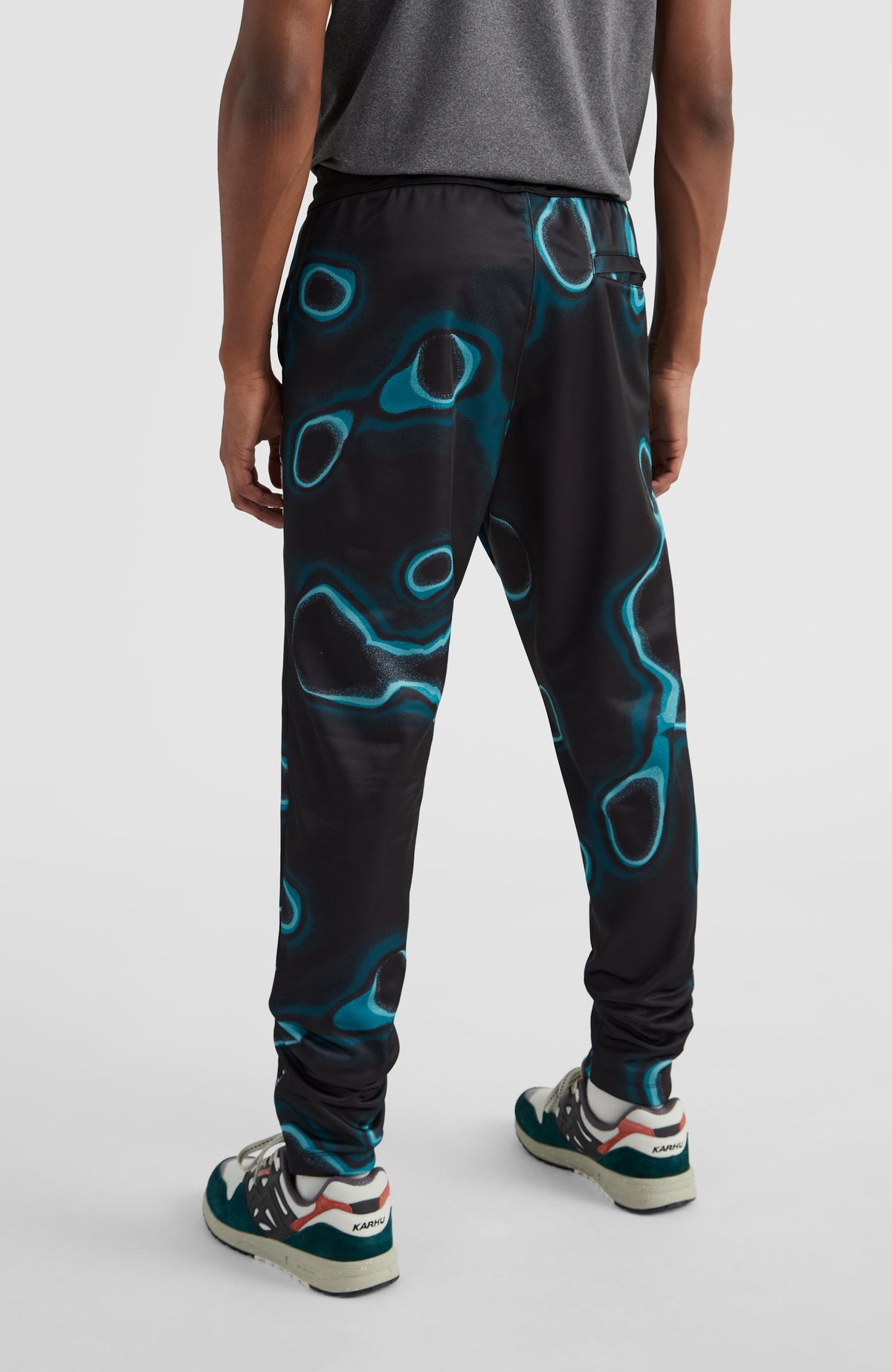 All Over Print Rutile Sweatpants | Blue Heat Map