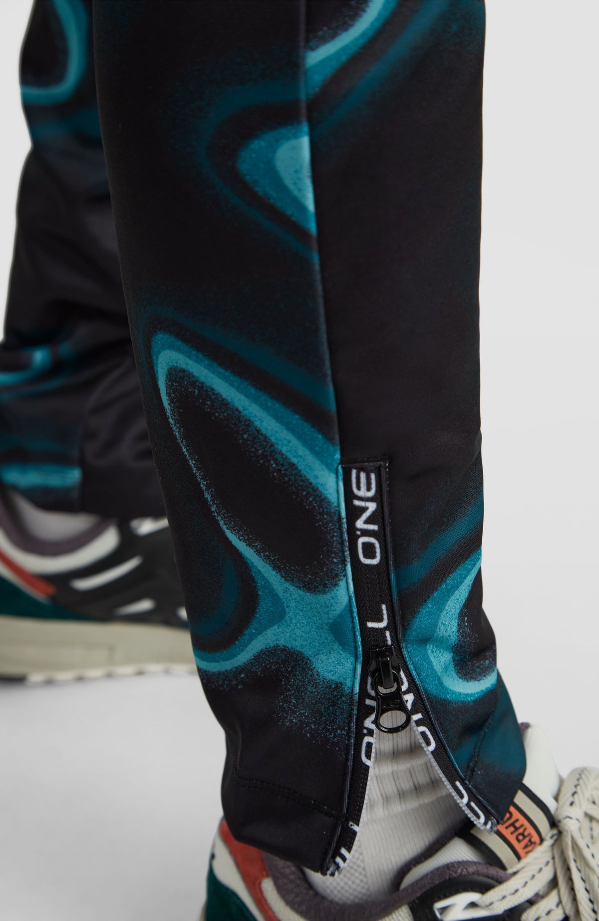 All Over Print Rutile Sweatpants | Blue Heat Map