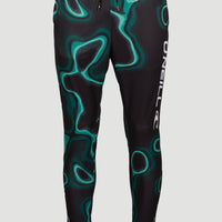 All Over Print Rutile Sweatpants | Blue Heat Map