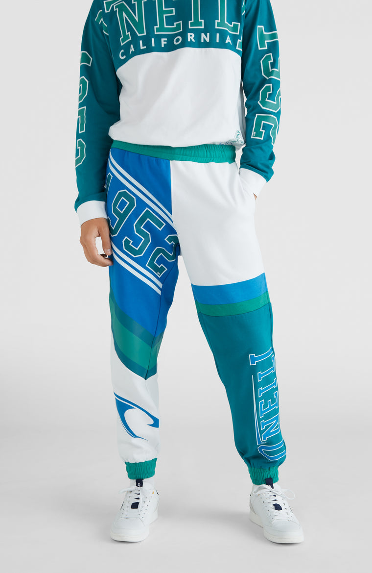 Collegiate Progressive Sweatpants | Harbour Blue Colour Block