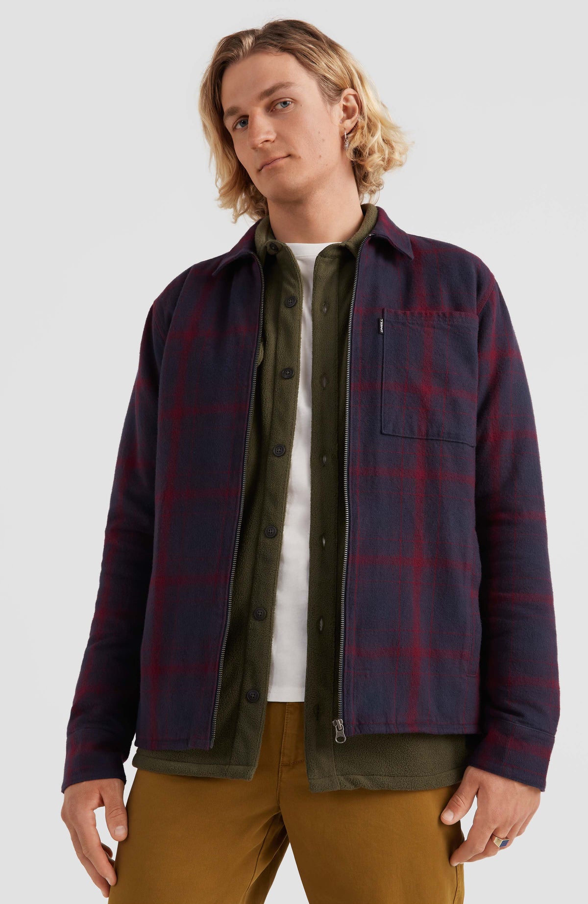 Checked Shacket | Red Shadow Check