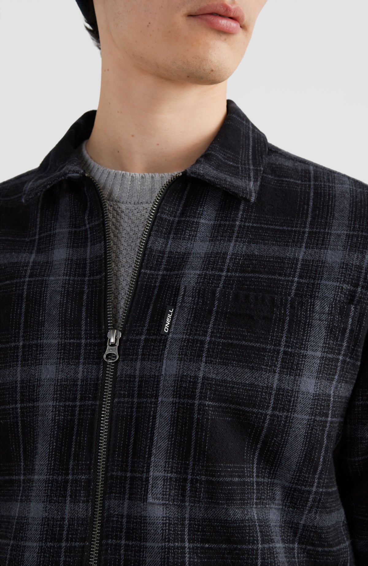 Checked Shacket | Blue Shadow Check