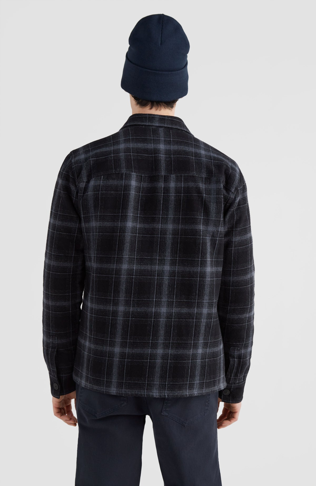 Checked Shacket | Blue Shadow Check