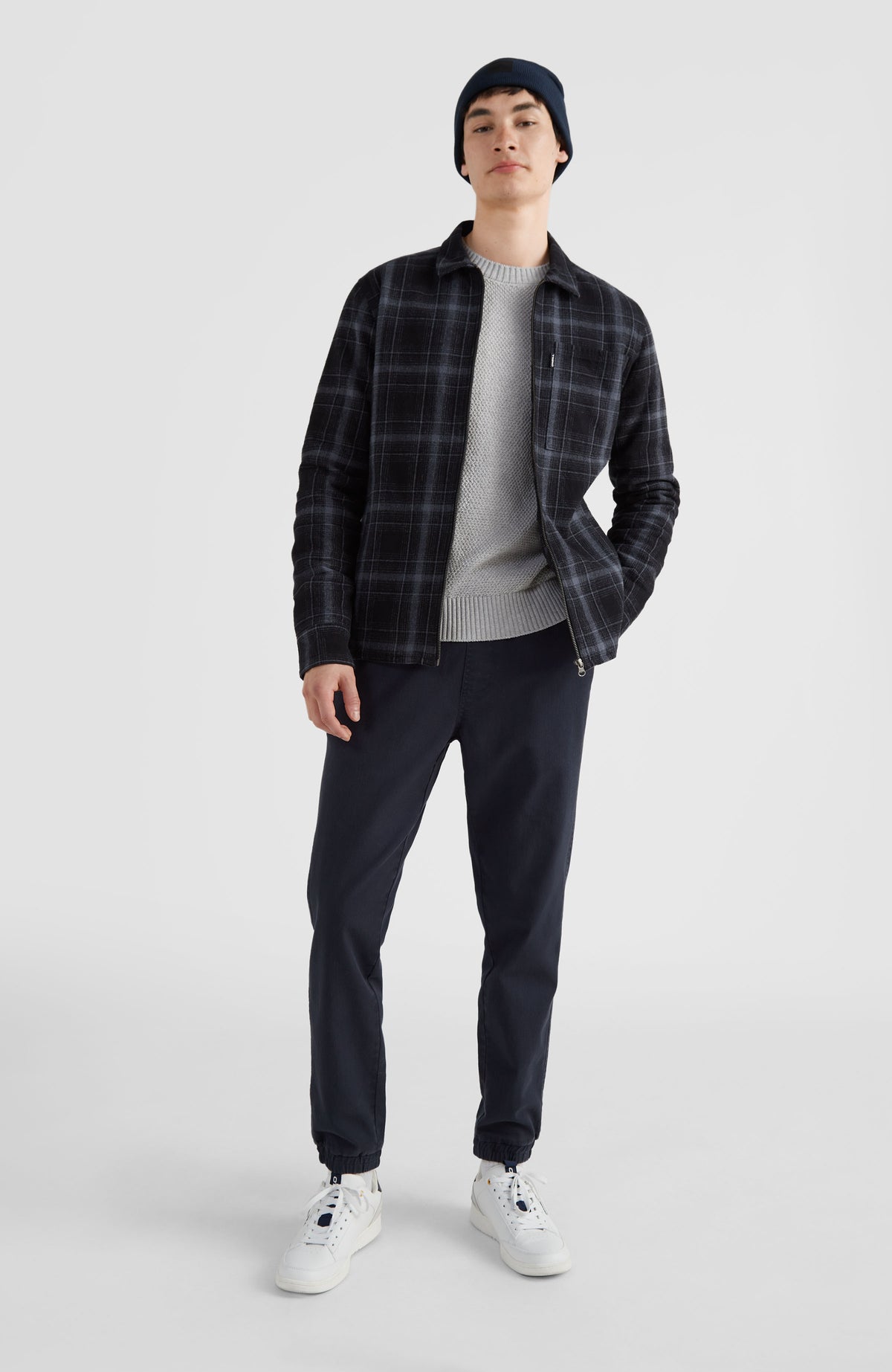Checked Shacket | Blue Shadow Check