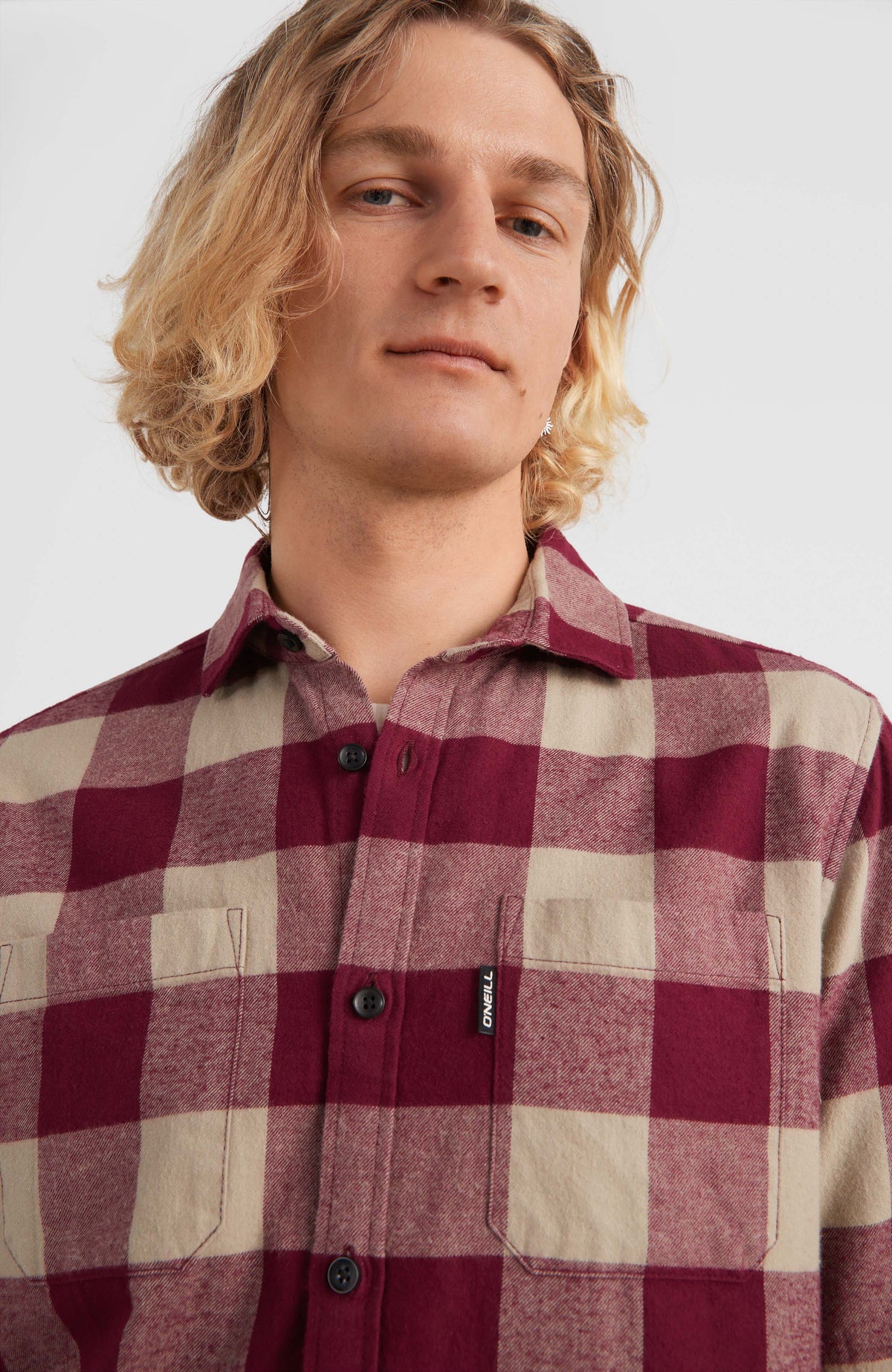 Checked Flannel Shirt | Red Small Buffalo Check