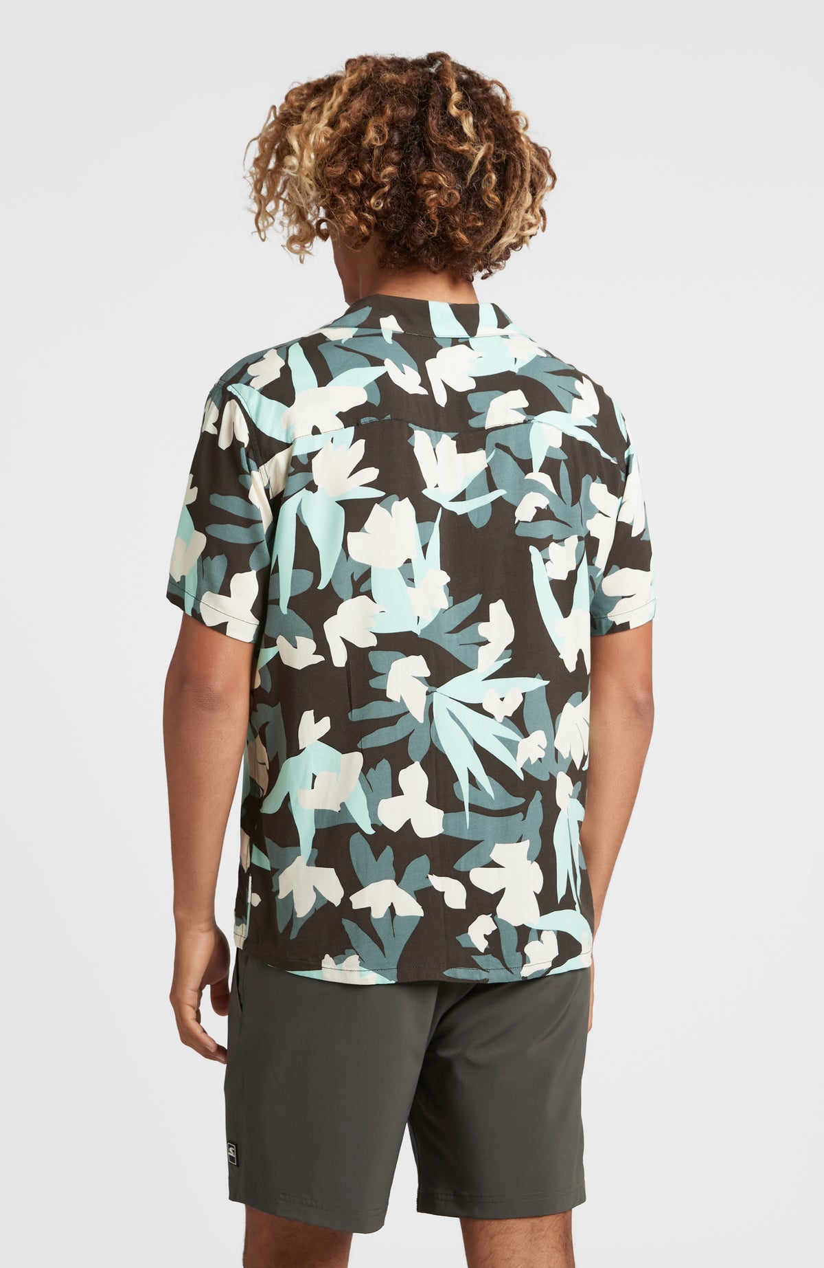 Camorro Shirt | Grey Art Flower
