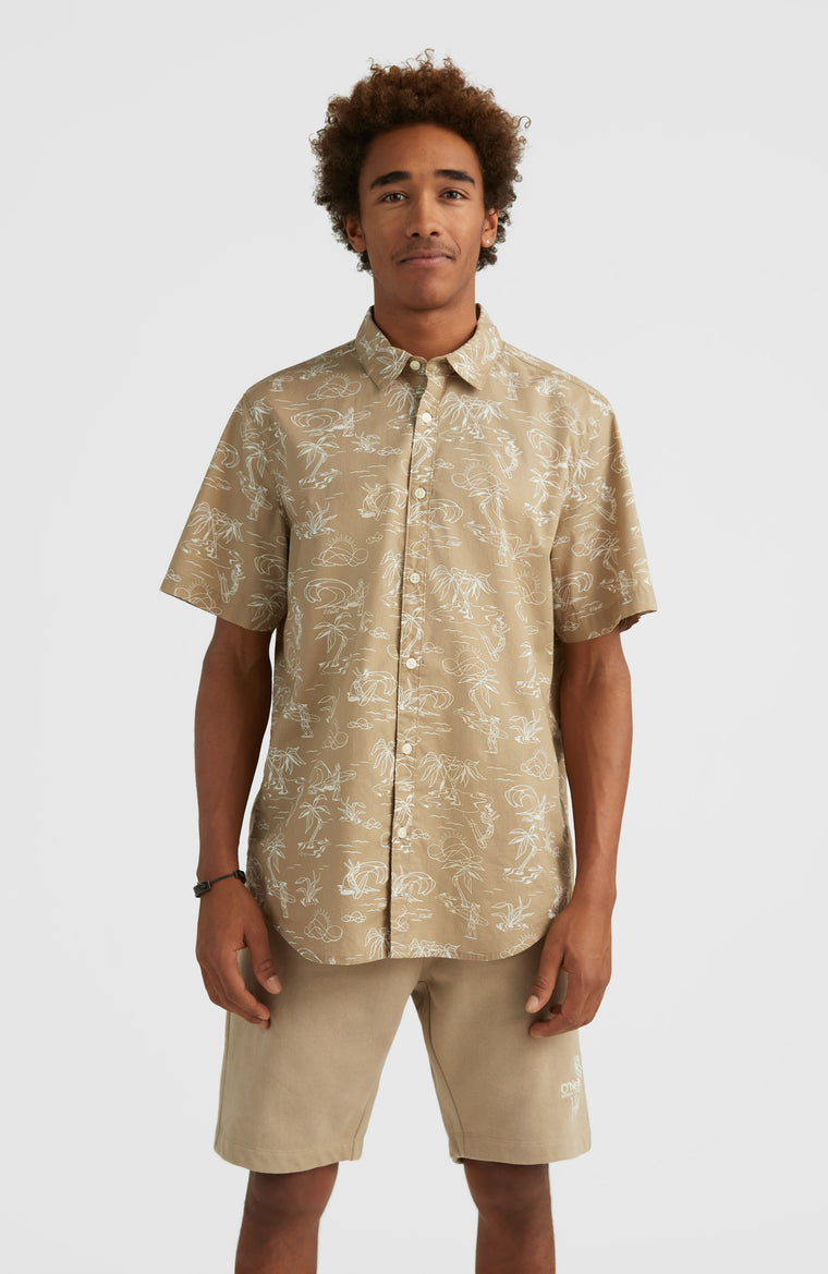 Circle Surfer Shirt | Beige Circle Surfer