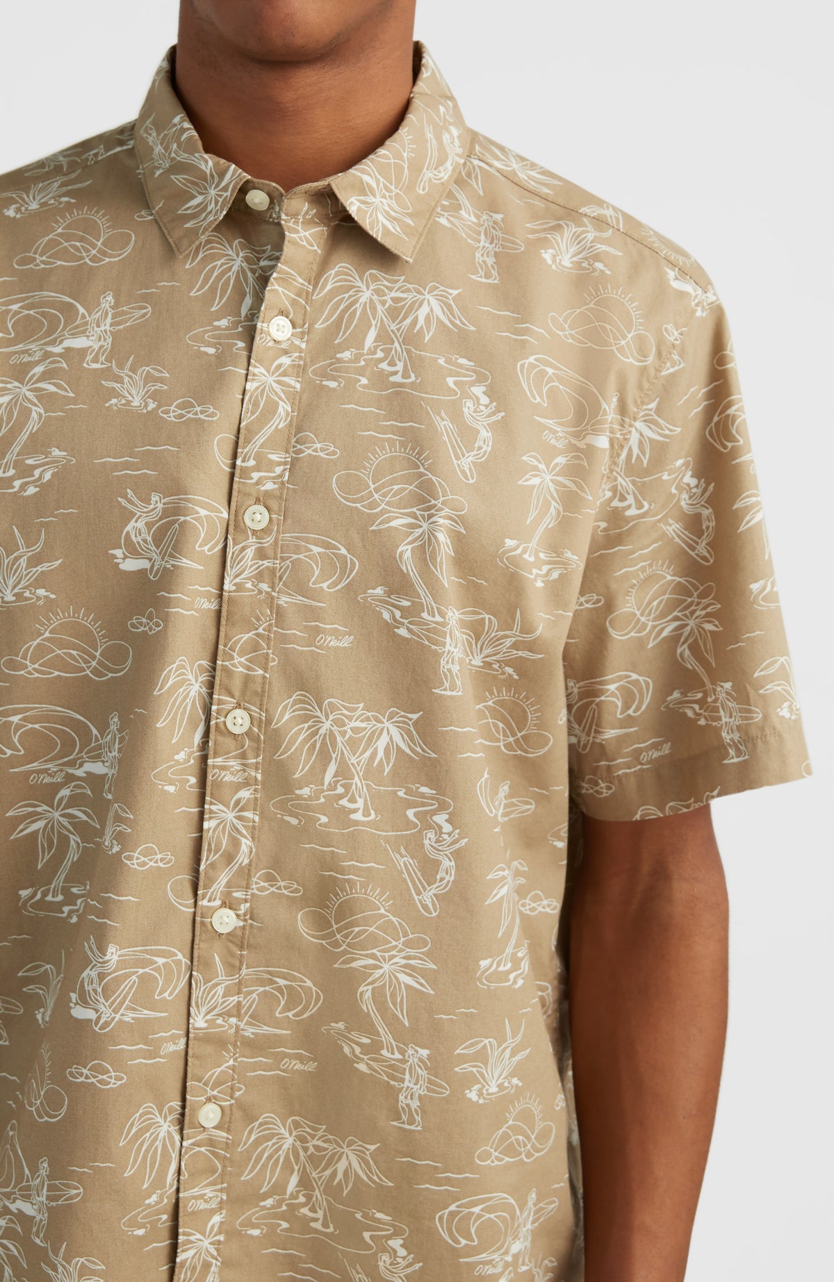 Circle Surfer Shirt | Beige Circle Surfer