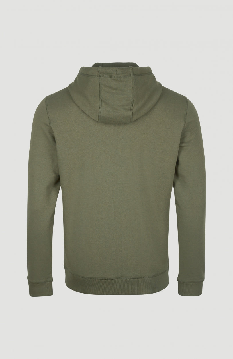 State Hoodie Jacket | Deep Lichen Green