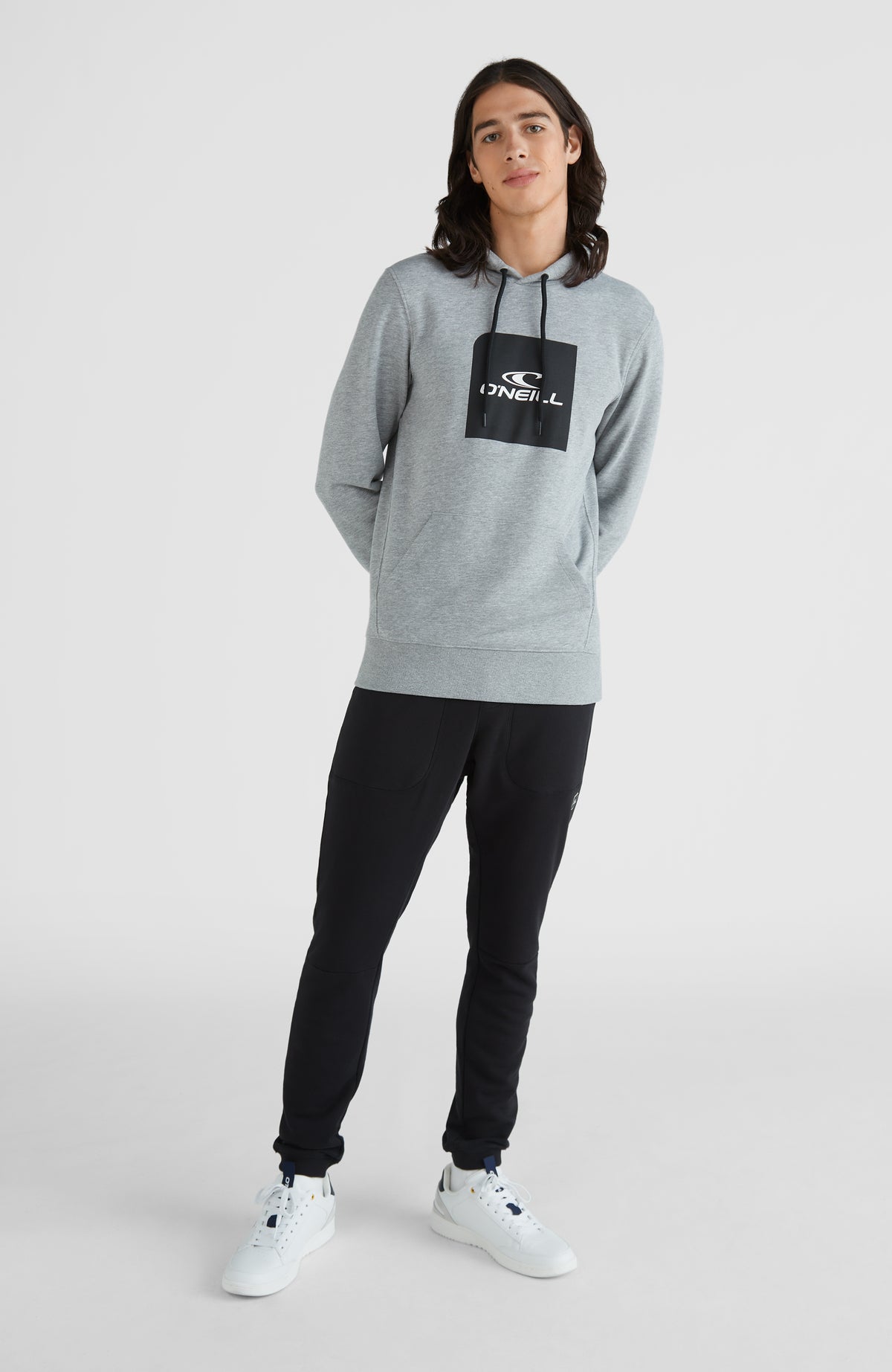 Cube Hoodie | Silver Melee